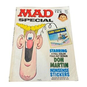 MAD MAGAZINE Special Number 10 Vintage Curb Your Dog 1973 Comics 1970s